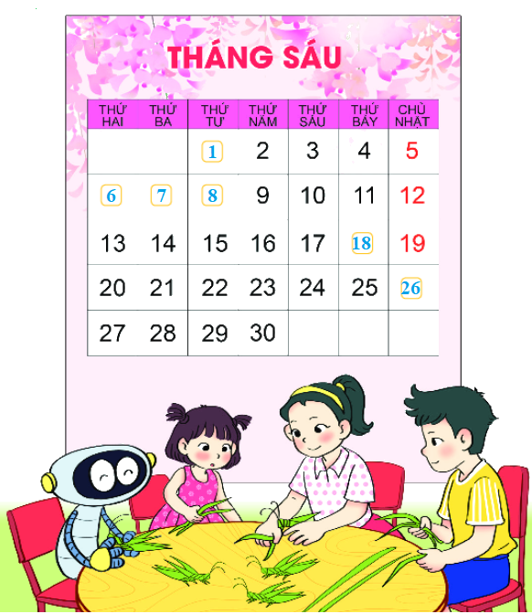 Bài 31. Thực hành và trải nghiệm xem đồng hồ, xem lịch 8