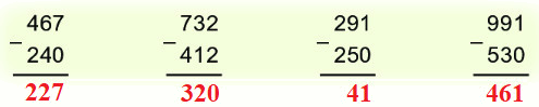 Bài 61. Phép trừ (không nhớ) trong phạm vi 1000 2