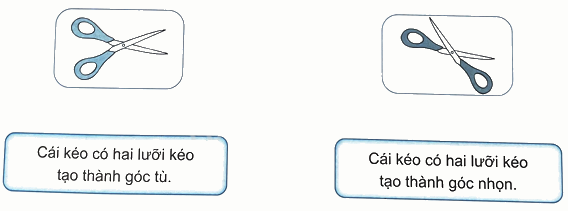 Bài 8. Góc nhọn, góc tù, góc bẹt (tiết 1) trang 23 Vở thực hành Toán 4 3
