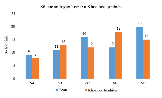 Dạng 3. Biểu đồ cột, biểu đồ cột kép Chủ đề 11 Ôn hè Toán 6 11