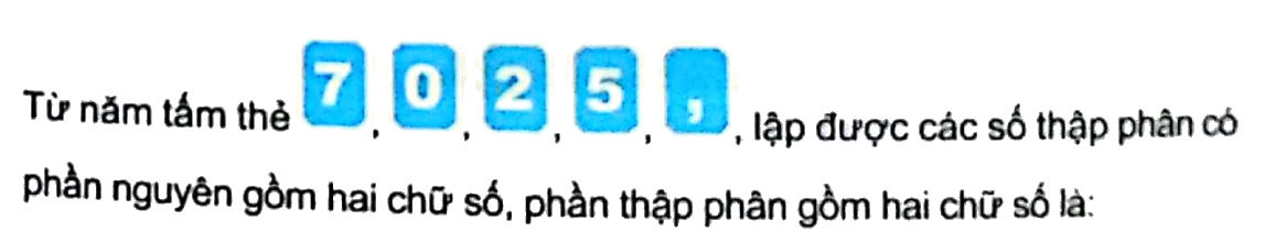 Giải bài 10: Khái niệm số thập phân (tiết 3) trang 38, 39 vở bài tập Toán 5 - Kết nối tri thức 3