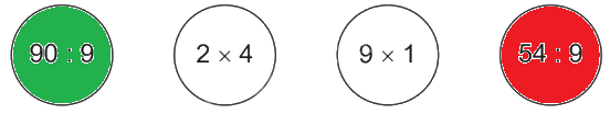 Giải bài 12: Bảng nhân 9, bảng chia 9 (tiết 2) trang 33 vở bài tập Toán 3 - Kết nối tri thức với cuộc sống 7
