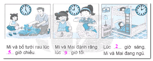 Giải bài 29: Ngày - giờ, giờ - phút (tiết 1) trang 106 Vở bài tập toán 2 - Kết nối tri thức với cuộc sống 2