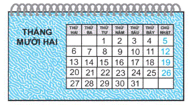 Giải bài 30: Ngày - tháng (tiết 1) trang 110 Vở bài tập toán 2 - Kết nối tri thức với cuộc sống 3