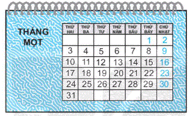 Giải bài 30: Ngày - tháng (tiết 1) trang 110 Vở bài tập toán 2 - Kết nối tri thức với cuộc sống 4