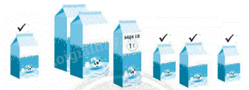Giải bài 31: Lít (trang 72) Vở bài tập toán 2 - Chân trời sáng tạo 3