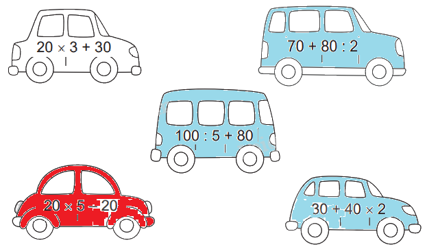 Giải bài 42: Ôn tập biểu thức số (tiết 1) trang 106 vở bài tập Toán 3 - Kết nối tri thức với cuộc sống 4