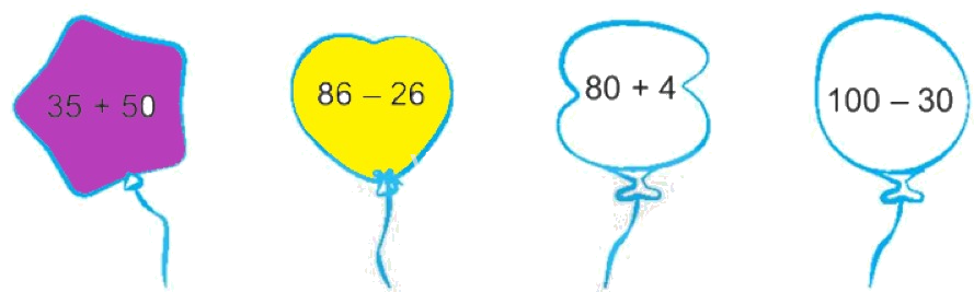 Giải bài 69: Ôn tập phép cộng, phép trừ trong phạm vi 100 (tiết 2) VBT toán 2 - Kết nối tri thức với cuộc sống 2 2