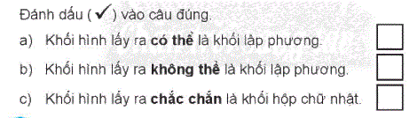 Giải bài: Có thể, chắc chắn, không thể (trang 110) Vở bài tập toán 2 - Chân trời sáng tạo 1 2