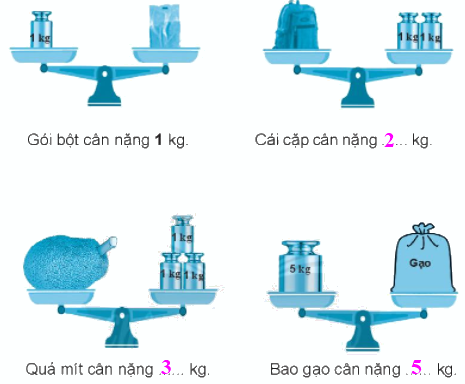 Giải bài: Ki-lô-gam VBT toán 2 - Chân trời sáng tạo 0 2