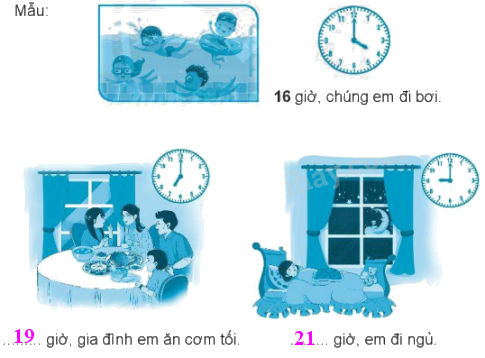 Giải bài: Ngày, giờ (trang 111) Vở bài tập toán 2 - Chân trời sáng tạo 4 2