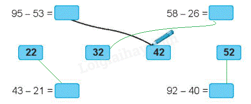 Giải bài: Số bị trừ - số trừ - hiệu (trang 16) Vở bài tập toán 2 - Chân trời sáng tạo 3