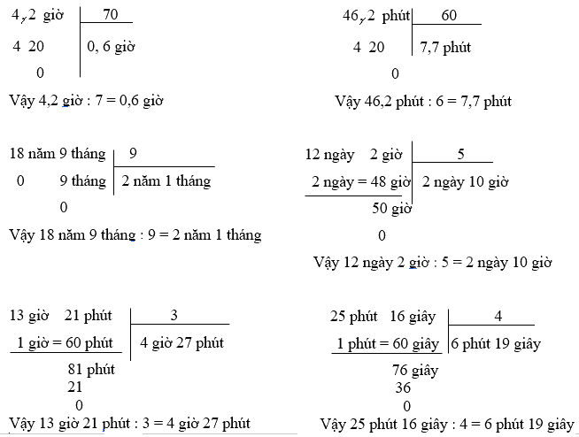 Giải phần A. Tái hiện, củng cố trang 29 Bài tập phát triển năng lực Toán 5 tập 2 6