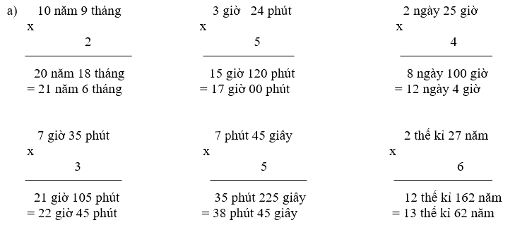 Giải phần A. Tái hiện, củng cố trang 51 - Bài tập phát triển năng lực Toán 5 tập 2 3