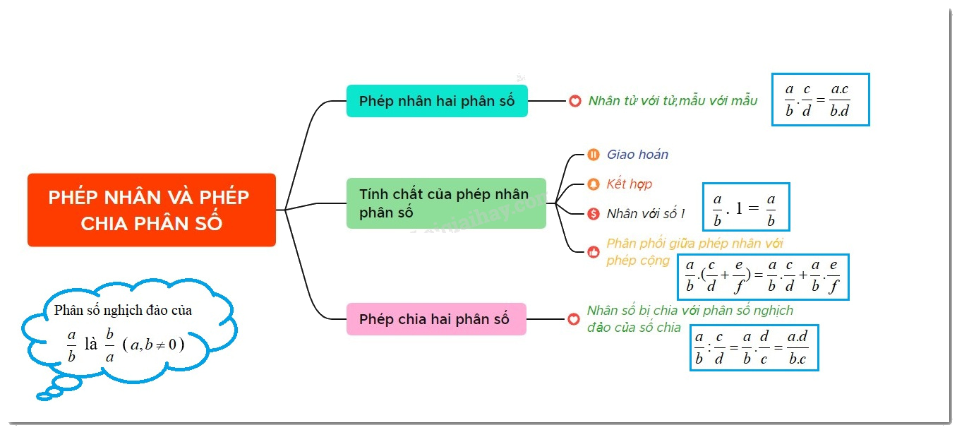 Lý thuyết Phép nhân và phép chia phân số Toán 6 KNTT với cuộc sống 1
