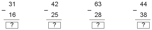 Phép trừ (có nhớ) trong phạm vi 100 0 1