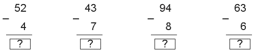 Phép trừ (có nhớ) trong phạm vi 100 (tiếp theo) 0 1