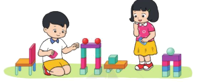 Thực hành lắp ghép, xếp hình khối 3 1