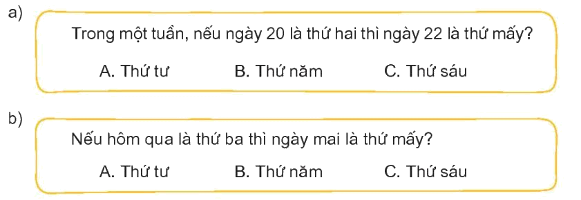 Toán lớp 1 trang 100 bài 40: Ôn tập hình học và đo lường - SGK Kết nối tri thức 12