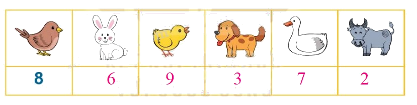 Toán lớp 1 trang 102 - Bài 17: Ôn tập các số trong phạm vi 10 - SGK Kết nối tri thức 4