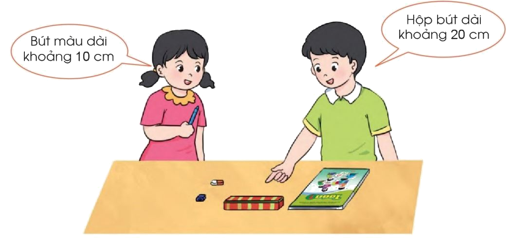 Toán lớp 1 trang 117 - Xăng-ti-mét- SGK Cánh diều 5