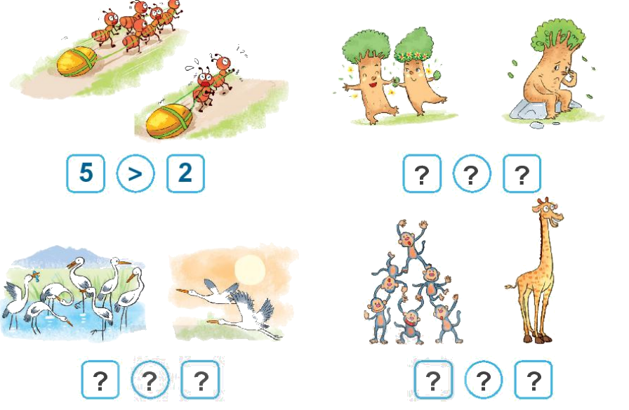 Toán lớp 1 trang 26 - Bài 4: So sánh số - SGK Kết nối tri thức 4