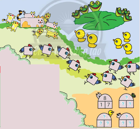 Toán lớp 1 trang 44 - Số 9 - SGK Chân trời sáng tạo 6