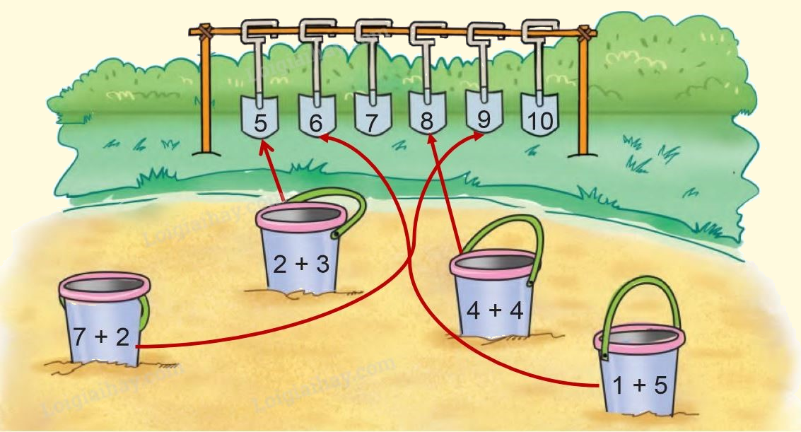 Toán lớp 1 trang 46 - Luyện tập - SGK Cánh diều 4