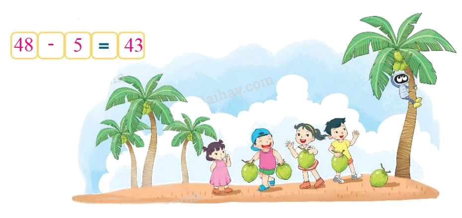 Toán lớp 1 trang 52 - Bài 31: Phép trừ số có hai chữ số cho số có một chữ số - SGK Kết nối tri thức 22