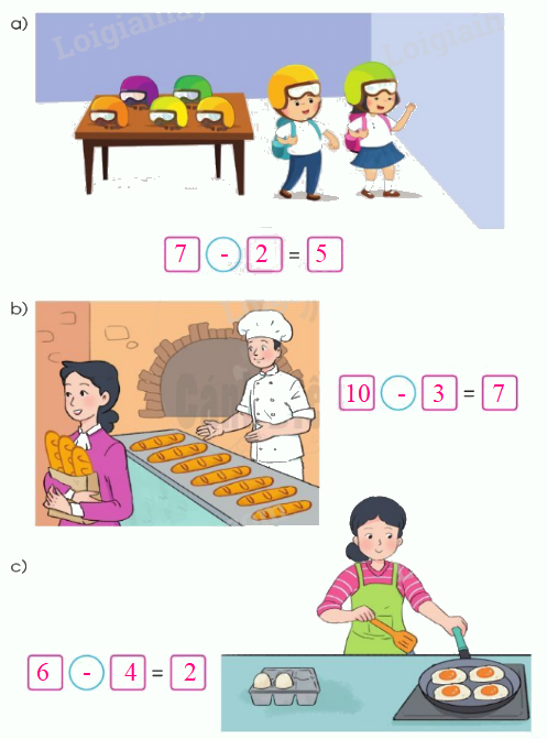 Toán lớp 1 trang 66 - Luyện tập - SGK Cánh diều 3 2