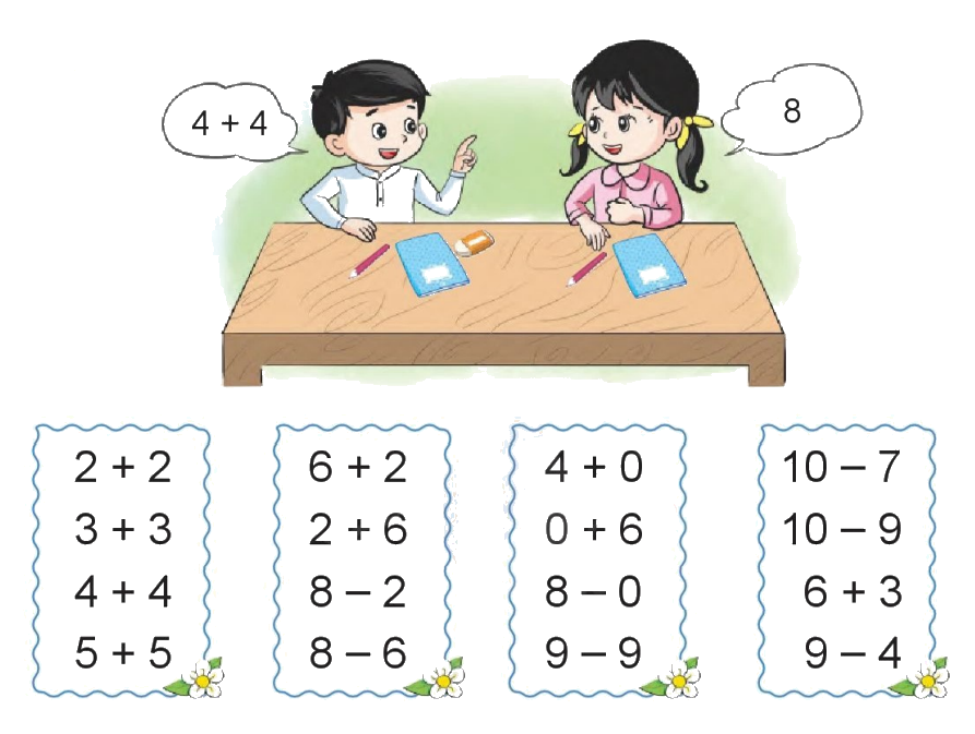 Toán lớp 1 trang 76 - Luyện tập chung - SGK Cánh diều 1