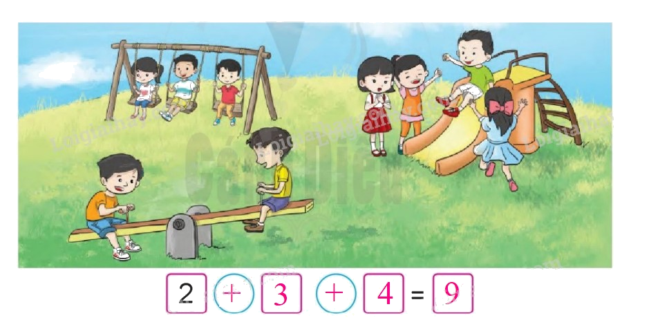 Toán lớp 1 trang 78 - Em ôn lại những gì đã học - SGK Cánh diều 9