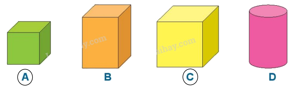 Toán lớp 1 trang 92 - Bài 14. Khối lập phương, khối hộp chữ nhật - SGK Kết nối tri thức 2