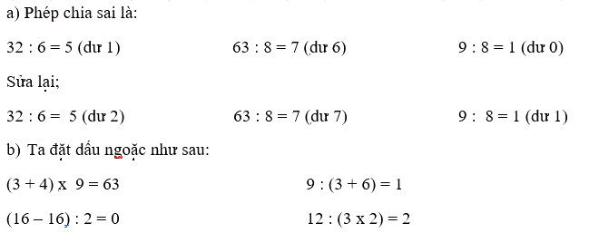 Toán lớp 3 trang 117 - Ôn tập về phép nhân, phép chia trong phạm vi 1 000 - SGK Cánh diều 7