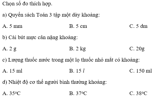 Toán lớp 3 trang 118 - Ôn tập hình học và đo lường - SGK Kết nối tri thức 5 1
