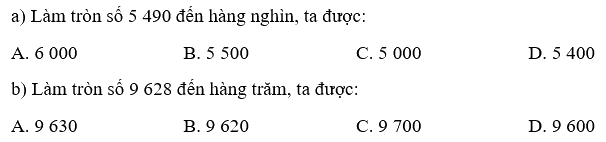 Toán lớp 3 trang 31 - Làm tròn số đến hàng nghìn, hàng chục nghìn - SGK Cánh diều 4