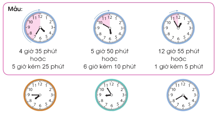 Toán lớp 3 trang 38 - Thực hành xem đồng hồ - SGK Cánh diều 4