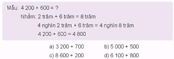 Toán lớp 3 trang 39 - Phép cộng trong phạm vi 10 000 - SGK Kết nối tri thức 7