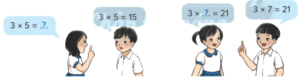 Toán lớp 3 trang 42 - Bảng nhân 3 SGK Chân trời sáng tạo 3