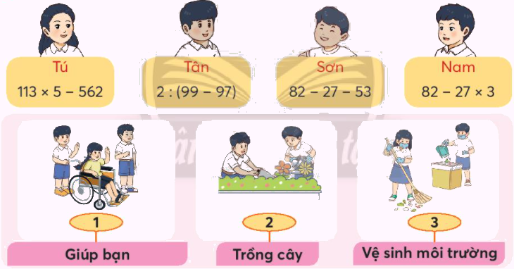 Toán lớp 3 trang 51 - Nhân với số có một chữ số trong phạm vi 1 000 (tiếp theo) - SGK Chân trời sáng tạo 7