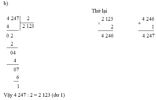 Toán lớp 3 trang 65 - Chia cho số có một chữ số trong phạm vi 100 000 - SGK Cánh diều 6