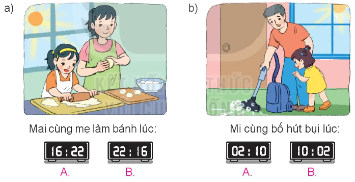 Toán lớp 3 trang 77 - Xem đồng hồ. Tháng - năm - SGK Kết nối tri thức 5