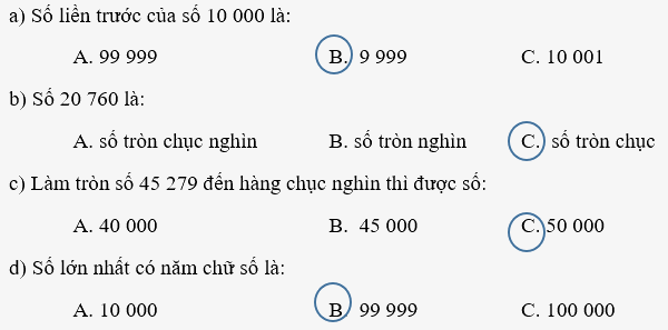 Toán lớp 3 trang 78 - Ôn tập các số trong phạm vi 100 000 - SGK Chân trời sáng tạo 7