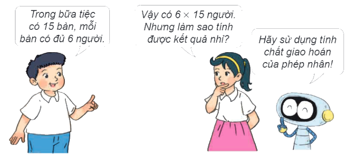 Toán lớp 4 trang 10 - Bài 40: Tính chất giao hoán và kết hợp của phép nhân - SGK Kết nối tri thức 3