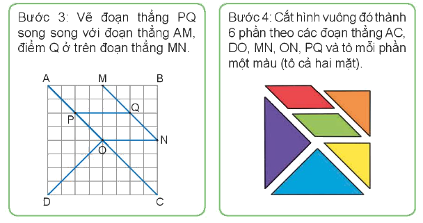 Toán lớp 4 trang 101 - Bài 30: Thực hành và trải nghiệm vẽ hai đường thẳng song song - SGK Kết nối tri thức 6