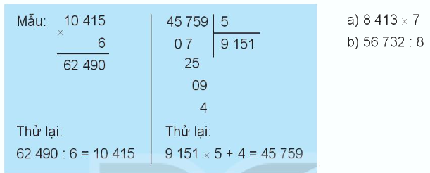 Toán lớp 4 trang 21 - Bài 6: Luyện tập chung - SGK Kết nối tri thức 5
