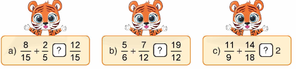 Toán lớp 4 trang 48 - Bài 122: Phép cộng phân số (tiếp theo) - SGK Bình Minh 2