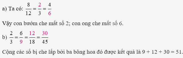 Toán lớp 4 trang 57 - Bài 55 : Tính chất cơ bản của phân số - SGK Kết nối tri thức 14