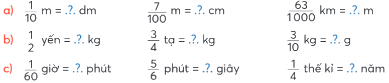 Toán lớp 4 trang 68 - Bài 76: Tìm phân số của một số - SGK Chân trời sáng tạo 1