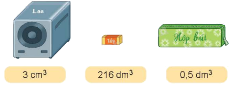 Toán lớp 5 Bài 46. Xăng-ti-mét khối. Đề-xi-mét khối - SGK Kết nối tri thức với cuộc sống 5 1